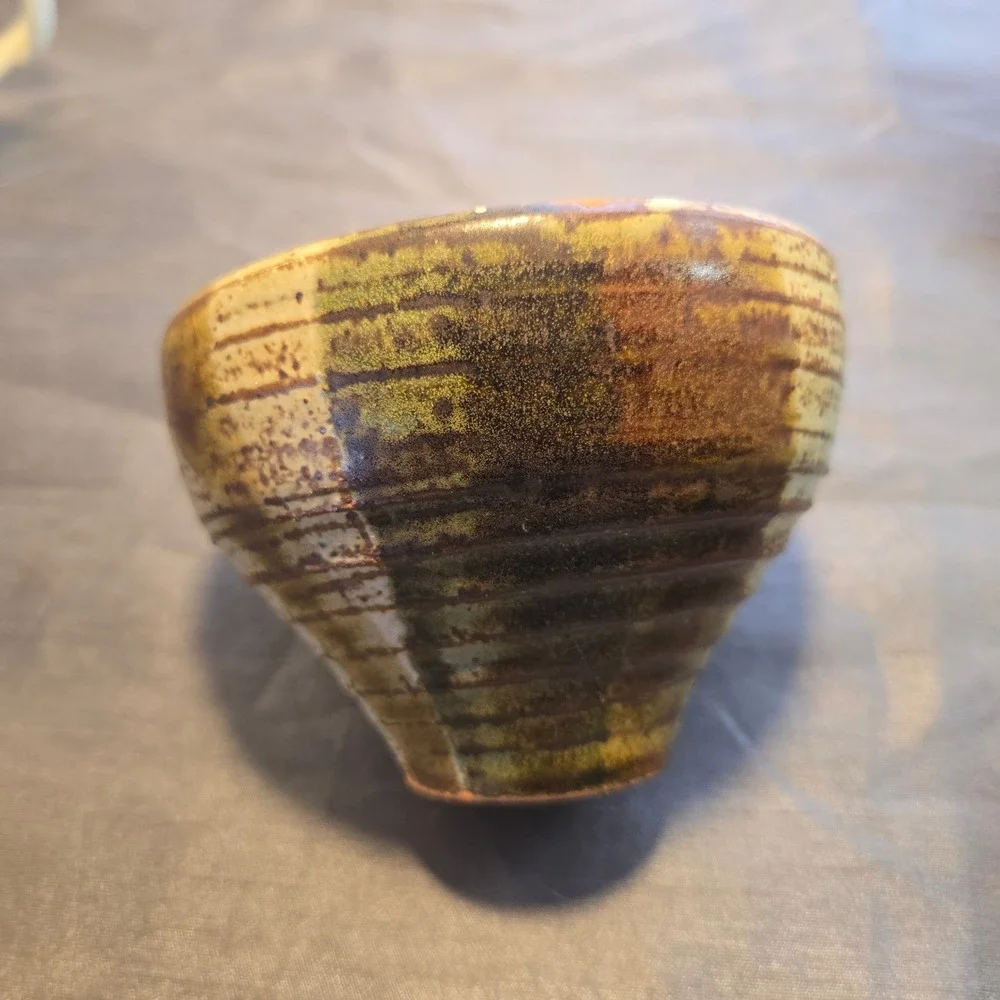 Set of 4  Different Ceramic Tea Matcha Cups Sake‎ Small Bowls Rustic Glaze
